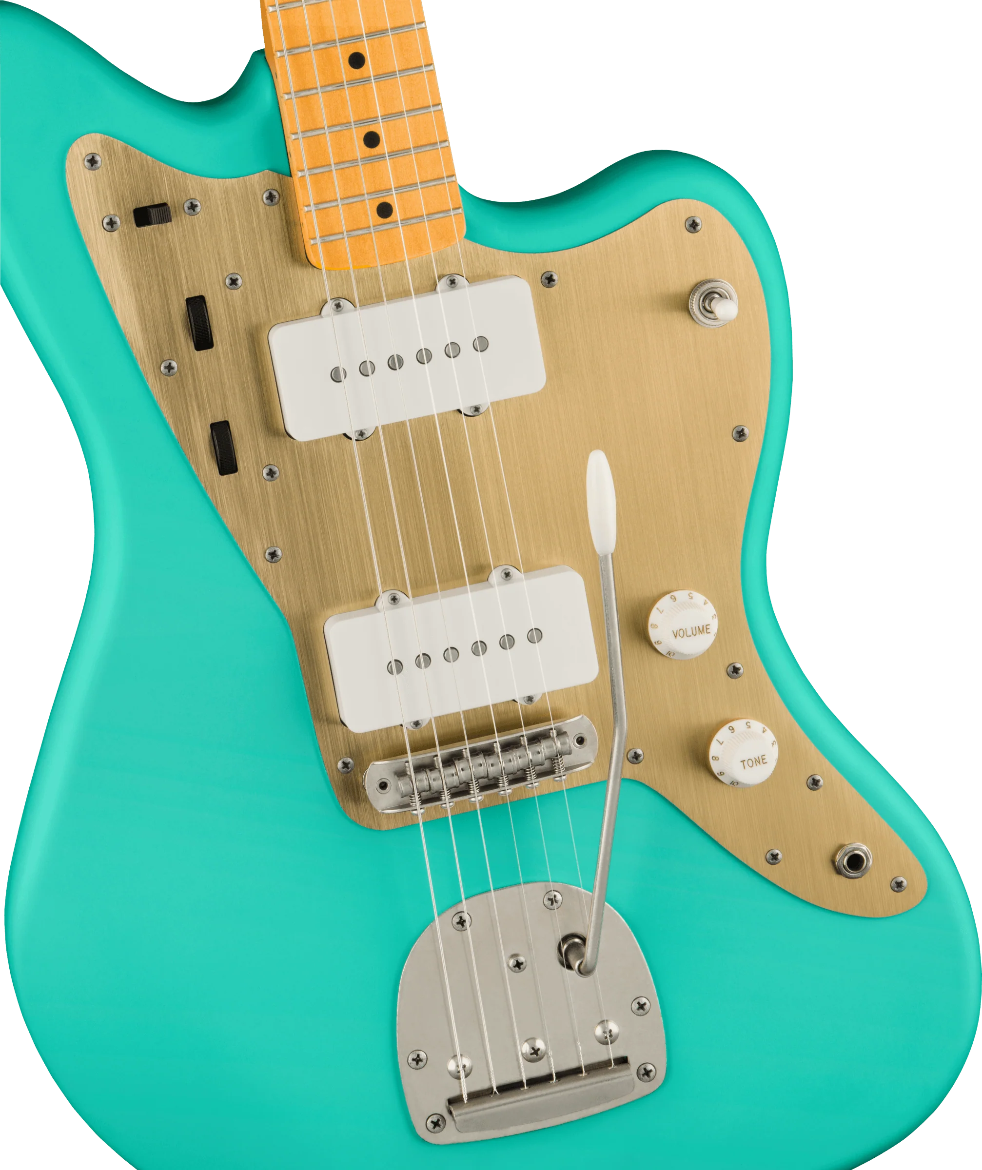 Fender Squier 40th Anniversary Jazzmaster Vintage Edition - Satin Seafoam Green - Image 6