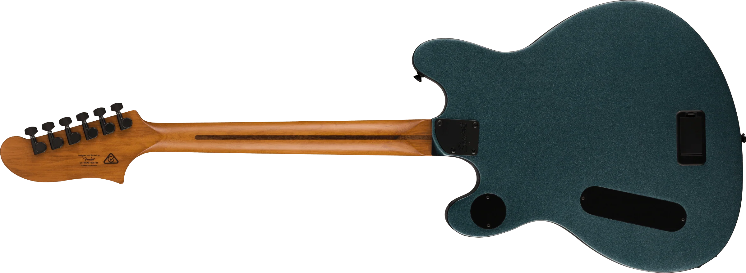 Fender Contemporary Active Starcaster - Roasted Maple Fingerboard, Gunmetal Metallic - Image 5