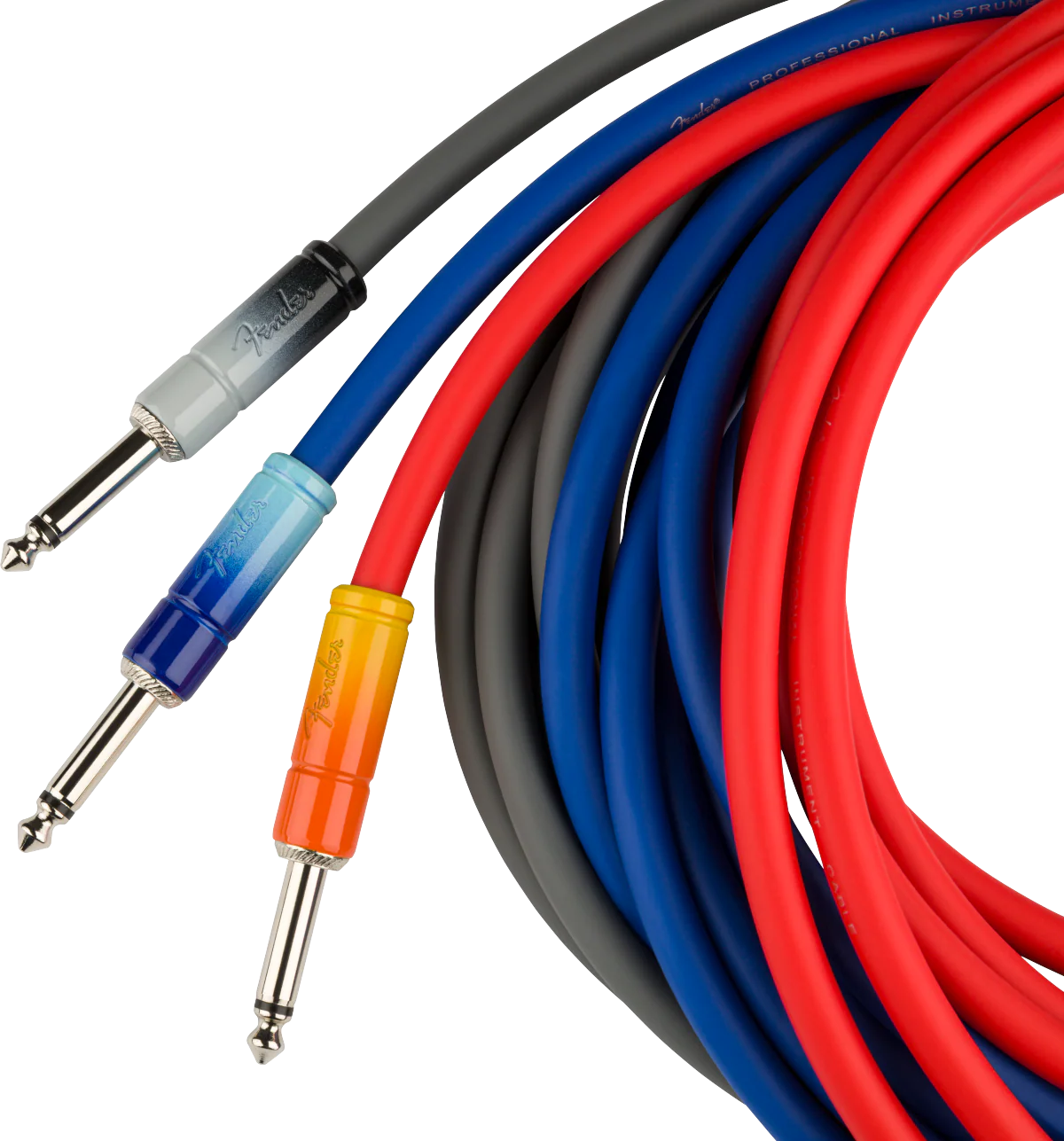 Fender 10' Ombré Instrument Cable - Tequila Sunrise - Image 5
