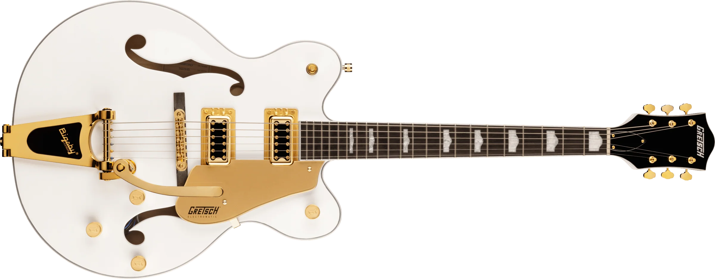 Gretsch G5422TG Electromatic Classic Hollow Body Double Cut Electric Guitar w/ Bigsby - Snowcrest White - Image 4