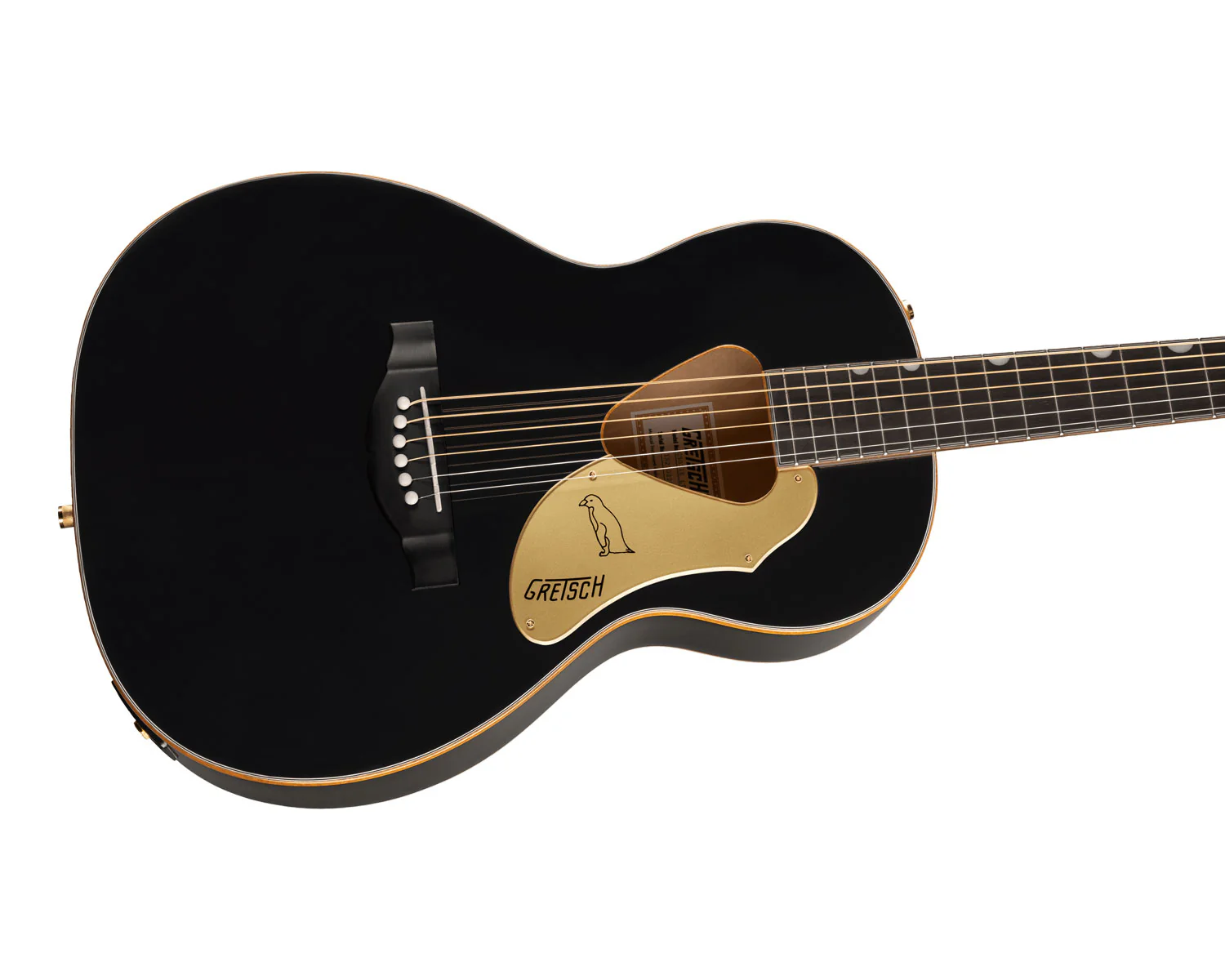 Gretsch G5021E Rancher Penguin Parlour Acoustic/ Electric Guitar - Black