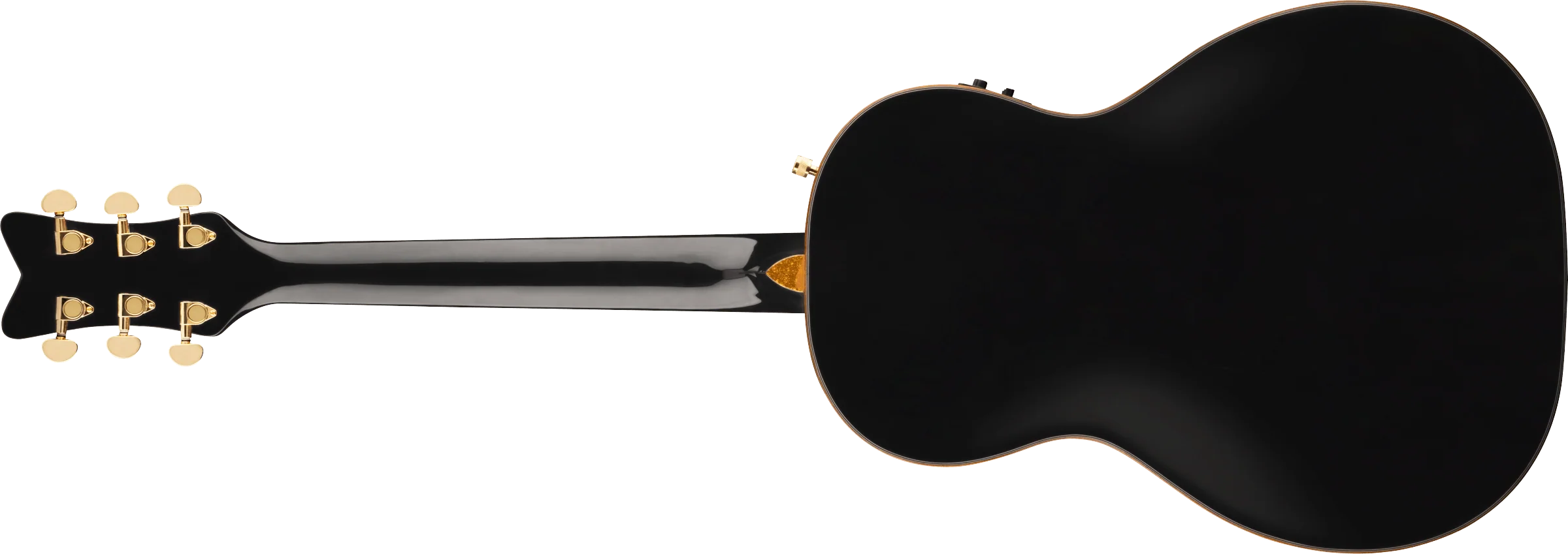 Gretsch G5021E Rancher Penguin Parlour Acoustic/ Electric Guitar - Black - Image 5