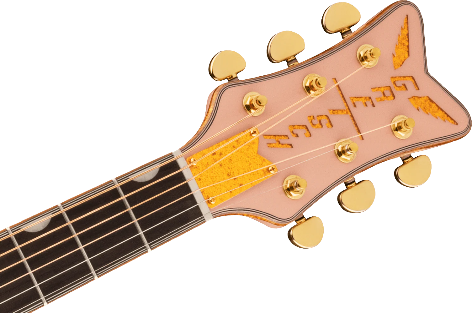 Gretsch G5021E Rancher Penguin Parlour Acoustic/Electric Guitar - Shell Pink - Image 2