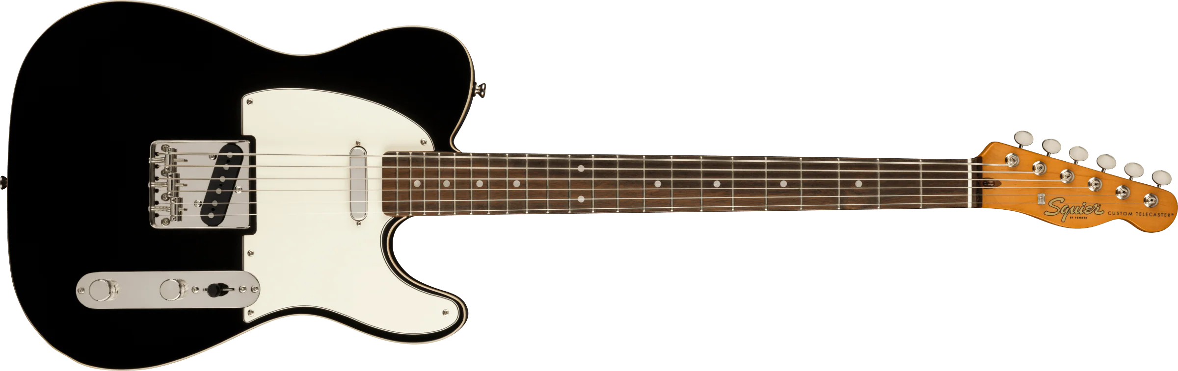 Fender Squier Classic Vibe Baritone Custom Telecaster - Black - Image 4