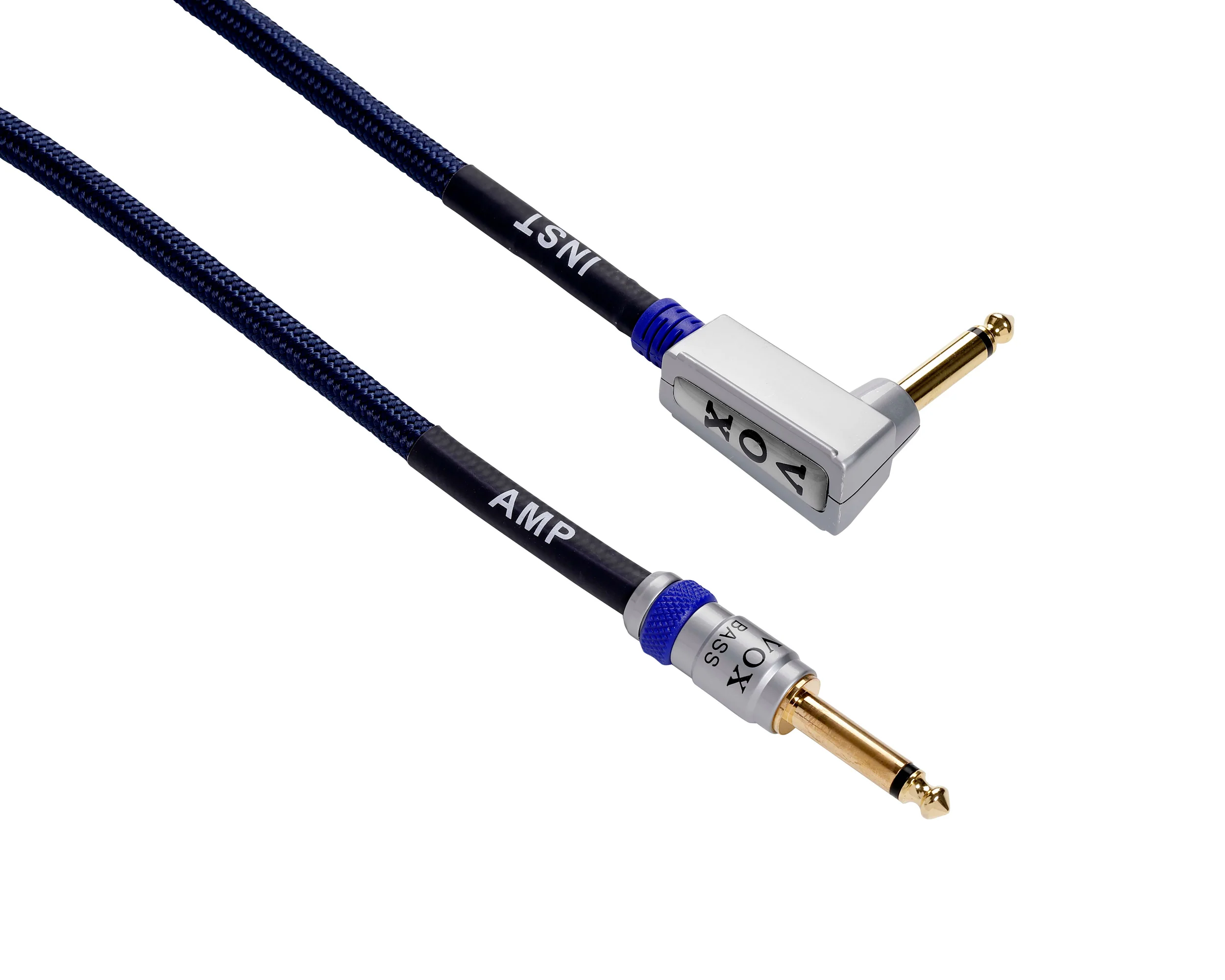 VOX VGC-19BL 19ft Class A Bass Guitar Cable Blue - Image 2