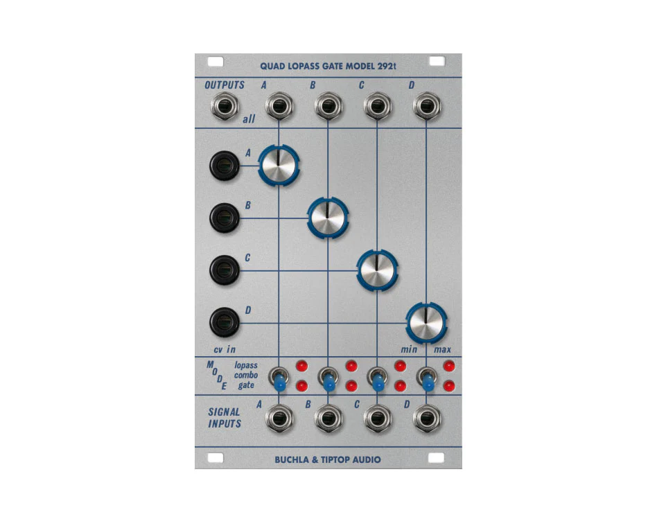 Tiptop Audio Buchla 292t Quad Lopass Gate