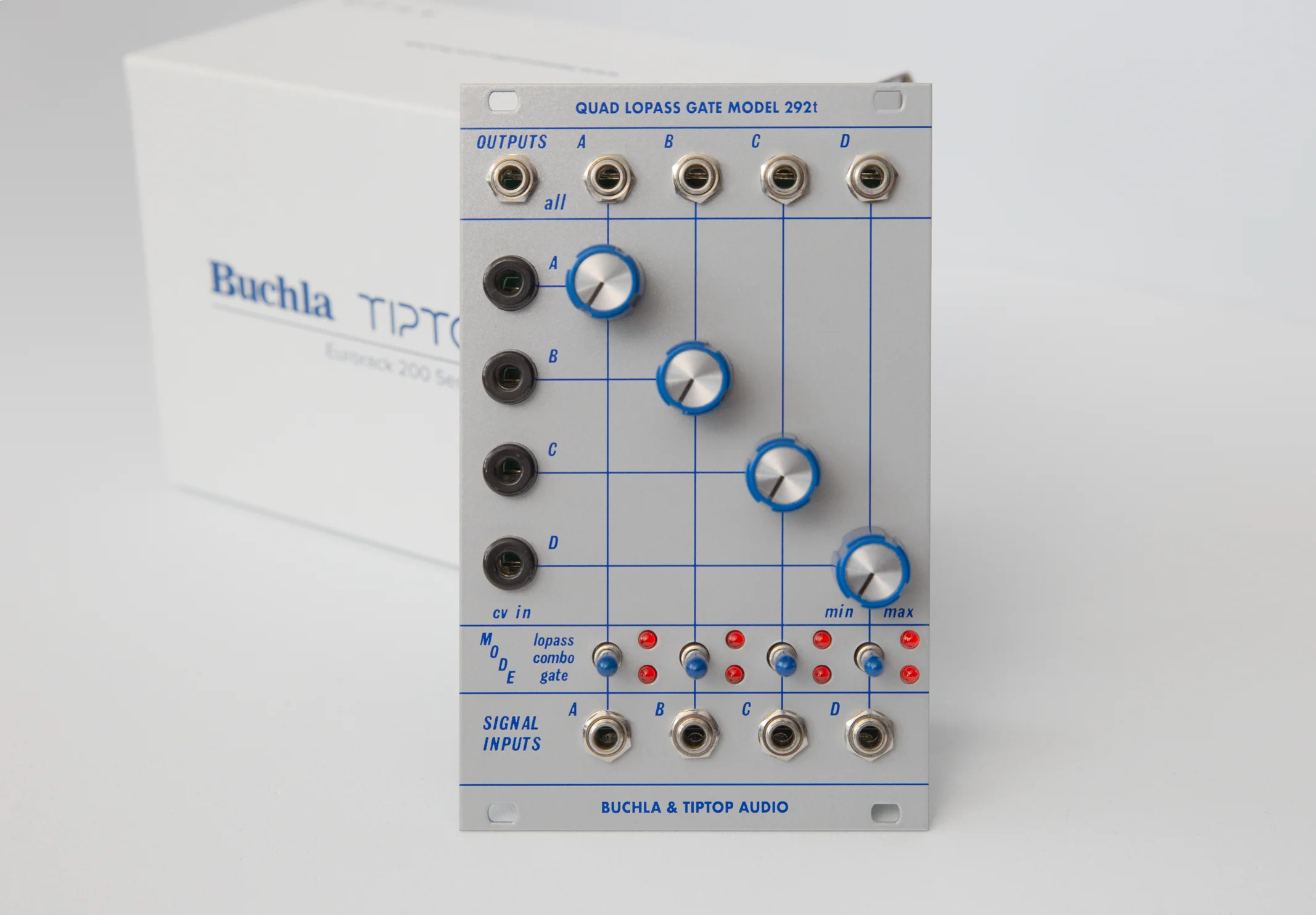 Tiptop Audio Buchla 292t Quad Lopass Gate - Image 3