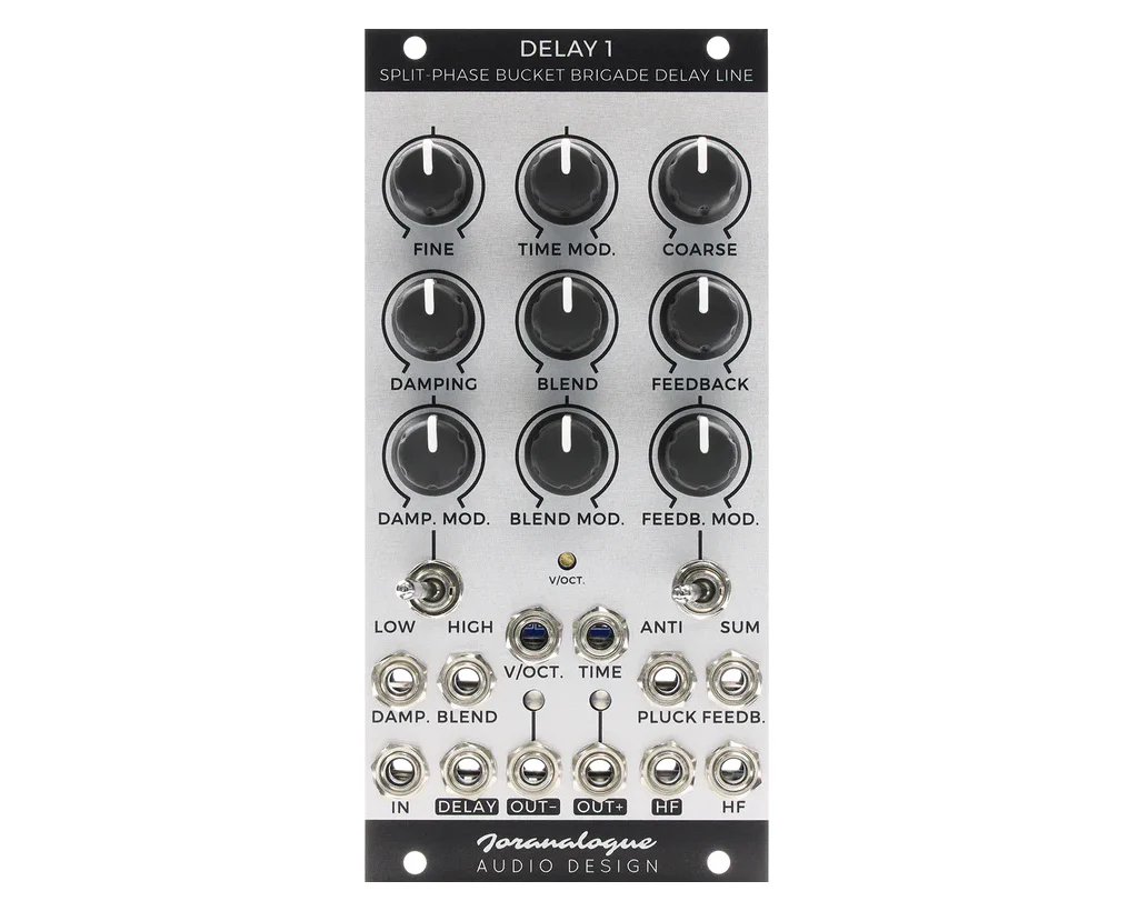 Joranalogue Delay 1 Analogue BBD-Based Delay Eurorack Module