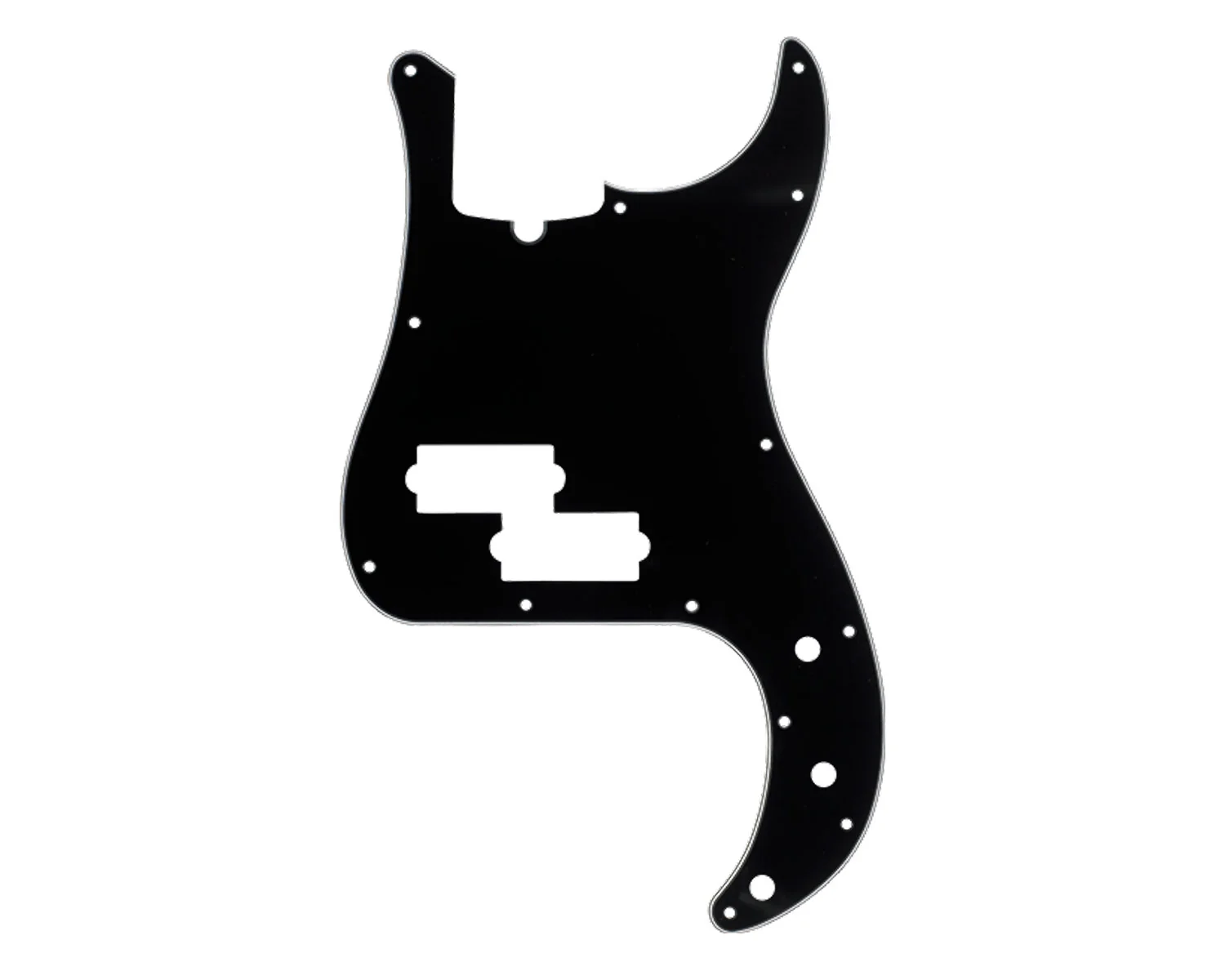 Fender 13-Hole Multi-Ply Modern-Style Precision Bass Pickguard - Black