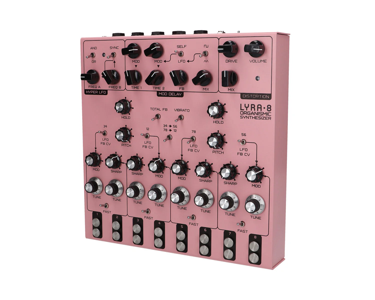 Soma Laboratory Lyra-8 Organismic Synthesizer - Pink - Image 2
