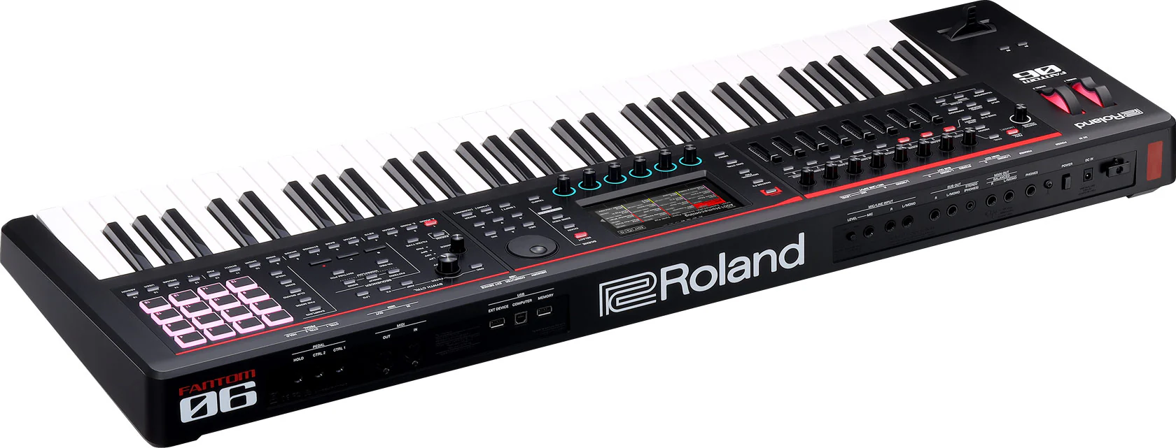 Roland FANTOM 06 61-Key Synthesizer Keyboard w/ Synth Action & Colour Touchscreen - Image 2