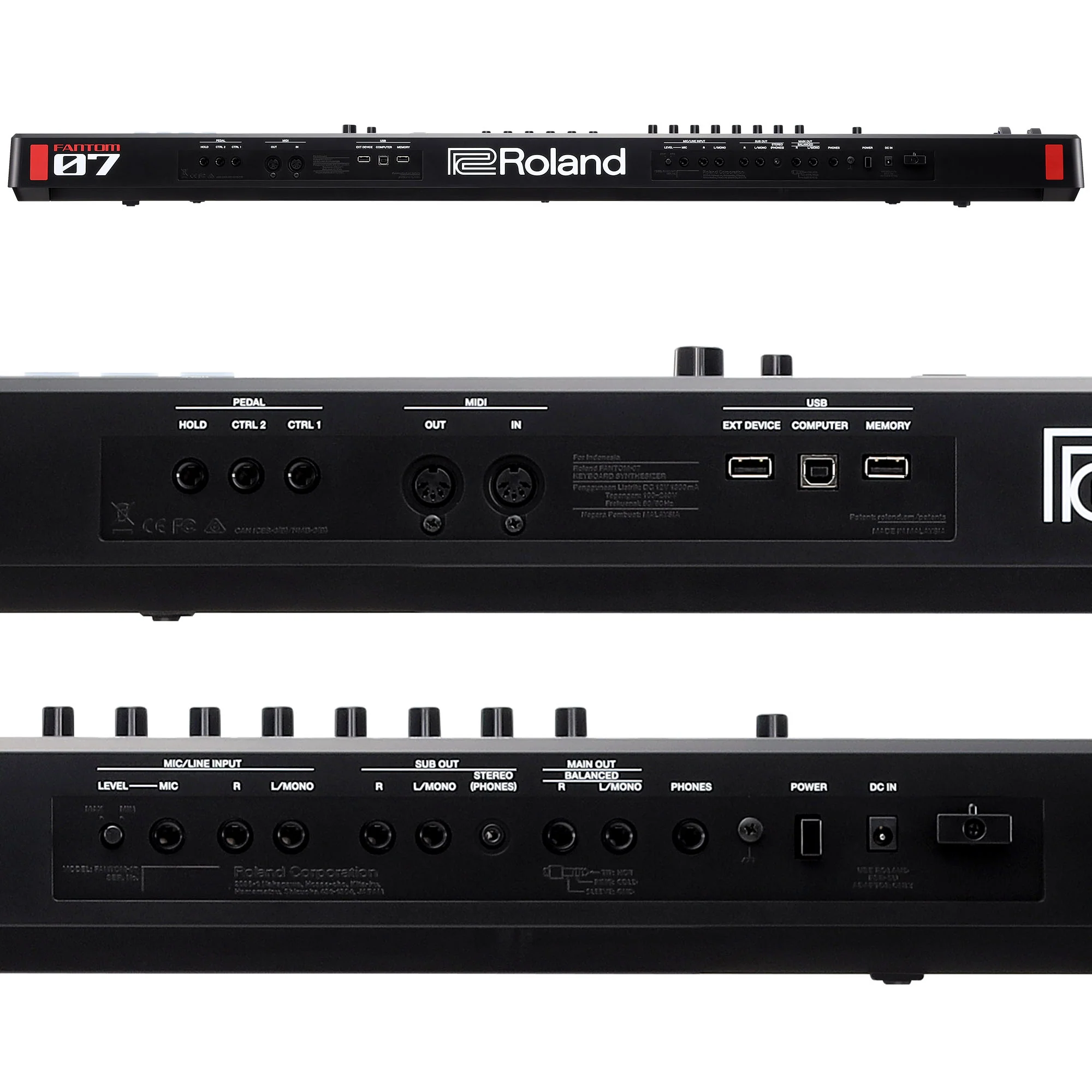 Roland FANTOM 07 76-Key Synthesizer Keyboard - Image 5