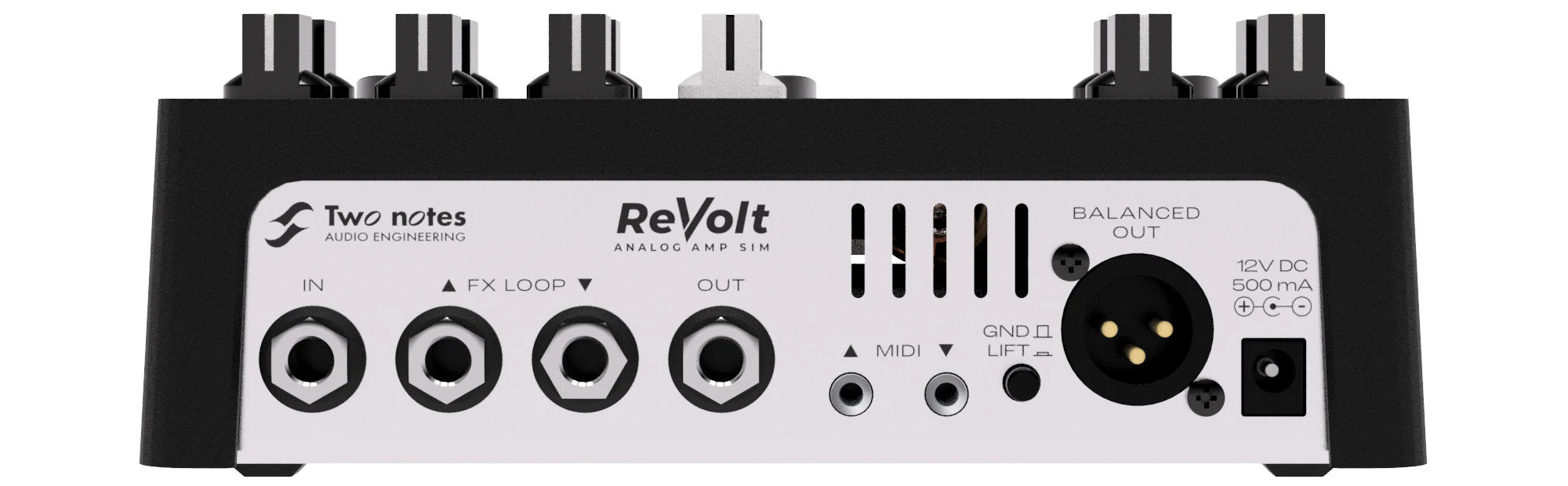 Two Notes Revolt Guitar 3 Channel Analogue Amp Simulator Preamp Pedal - Image 4