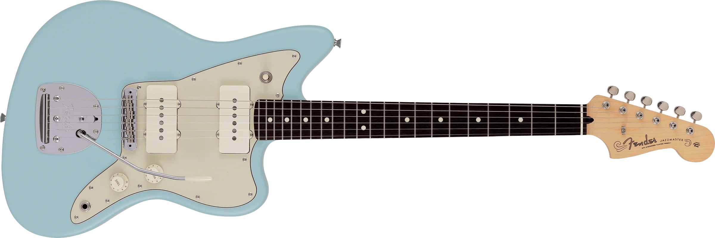 Fender Made in Japan Junior Collection Jazzmaster - Daphne Blue - Image 4