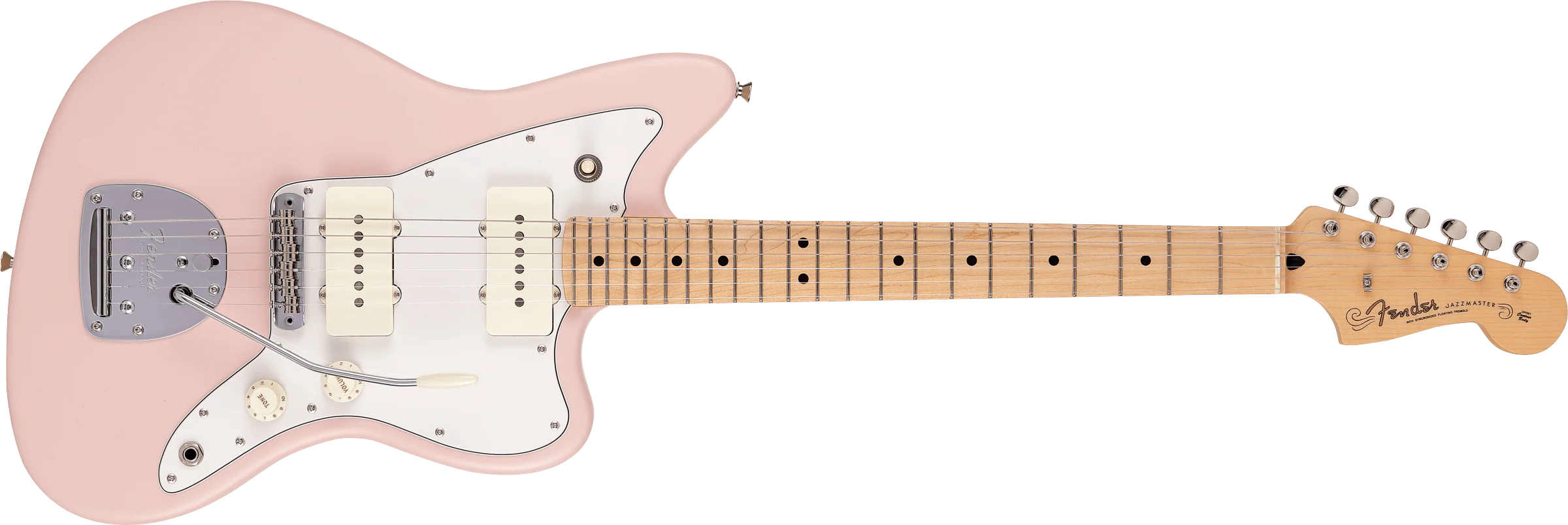 Fender Made in Japan Junior Collection Jazzmaster - Satin Shell Pink - Image 4