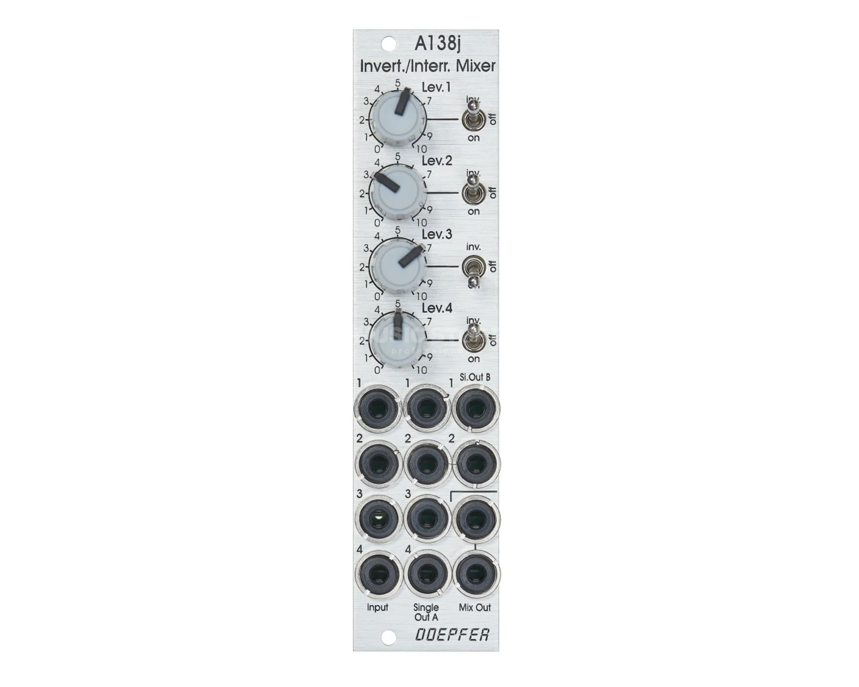 Doepfer A-138j Inverting/Interrupting Mixer (Janus Mixer)
