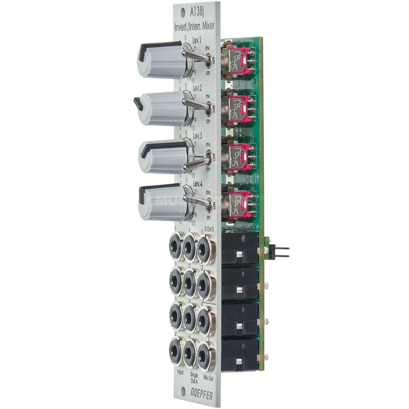 Doepfer A-138j Inverting/Interrupting Mixer (Janus Mixer) - Image 2
