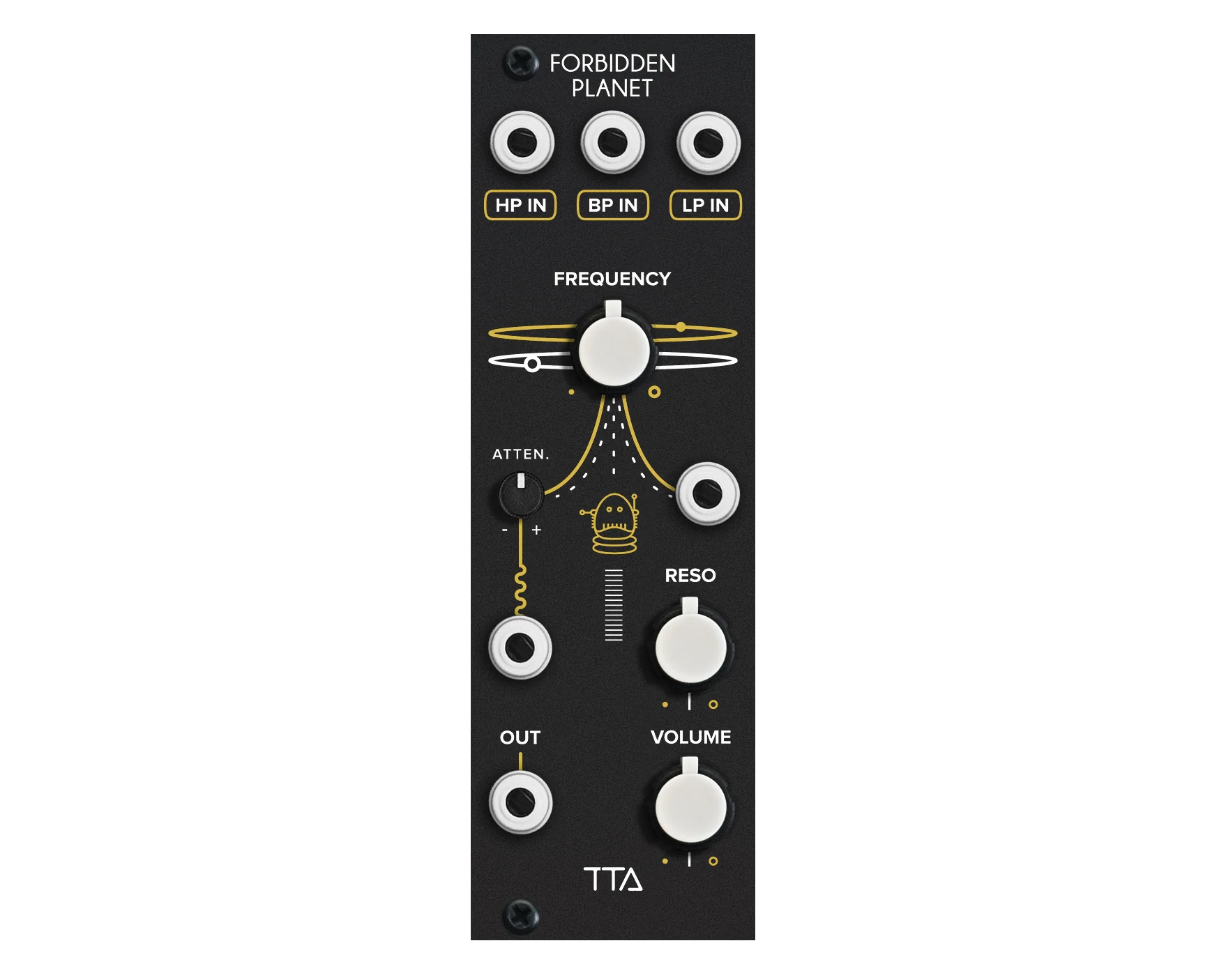 Tiptop Audio Forbidden Planet Analog Filter - Black