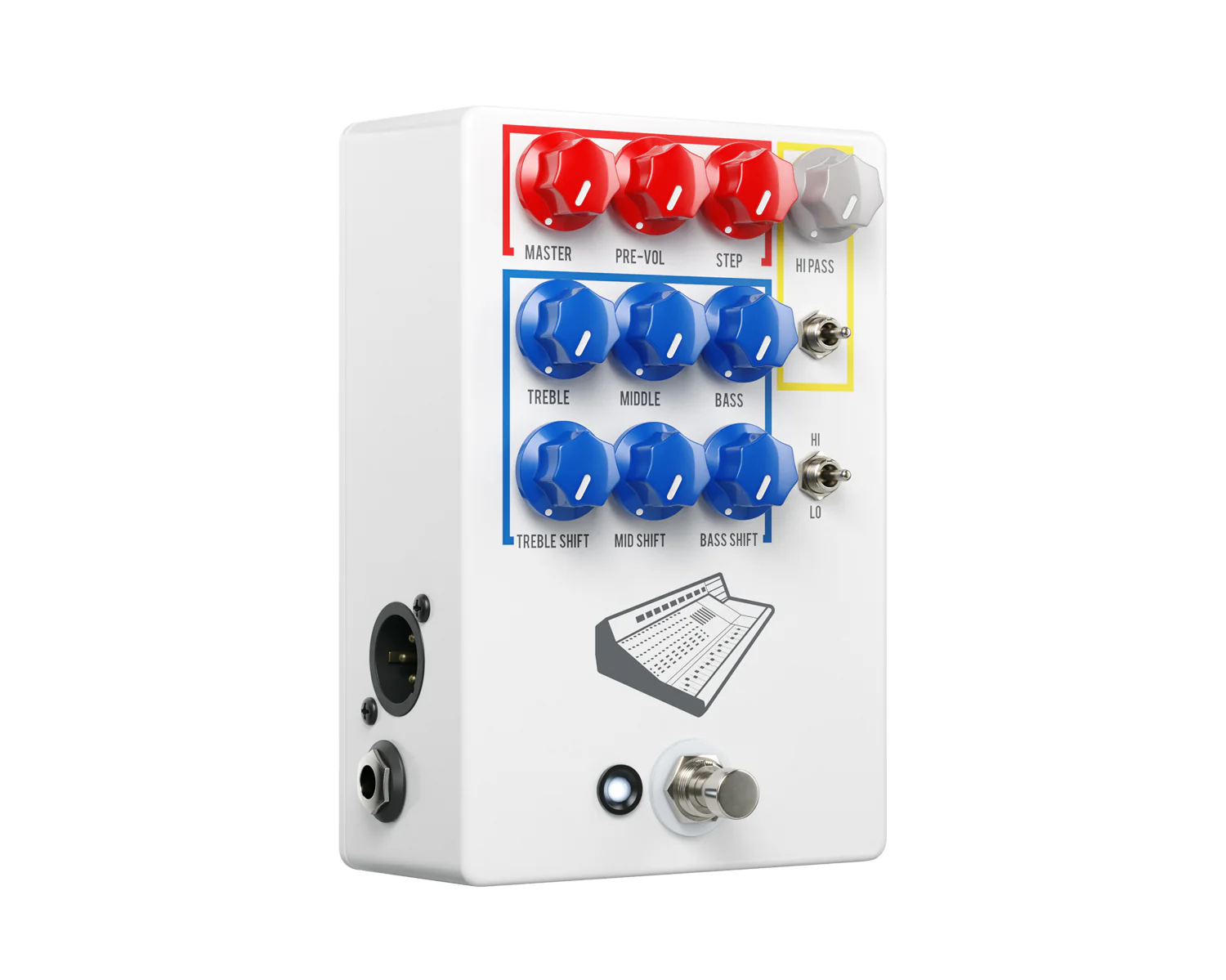 JHS Pedals Colour Box V2 Studio-Grade Preamplifier, EQ & Distortion Generator Pedal