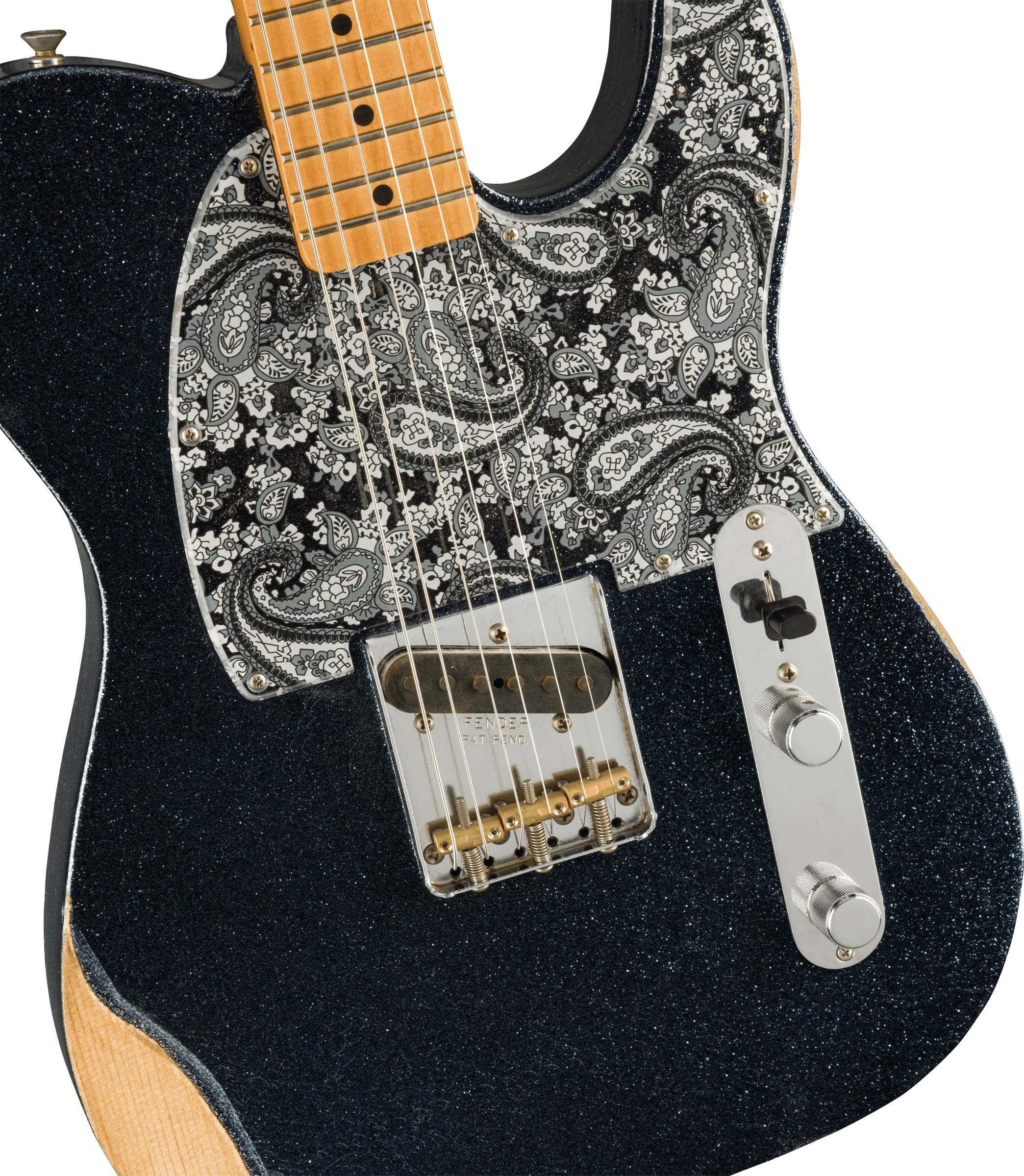 Fender Brad Paisley Esquire - Black Sparkle - Image 6