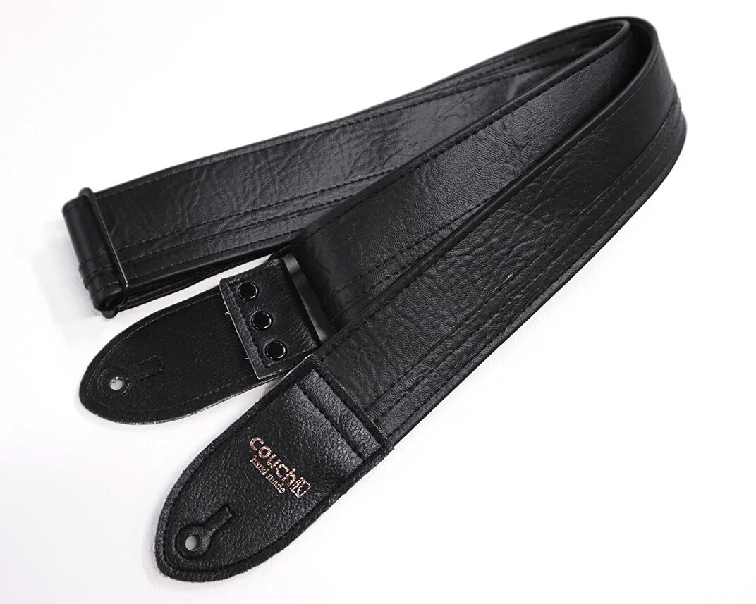 Couch Straps All Black Racer X Guitar Strap