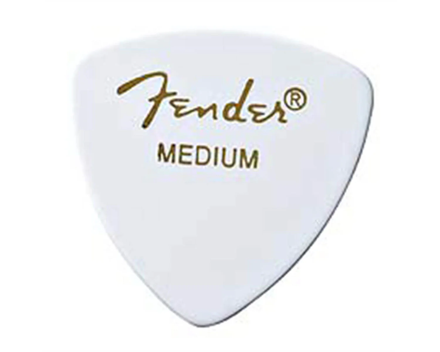 Fender Classic Celluloid Picks - 346 Shape (12 Pack) White - Medium