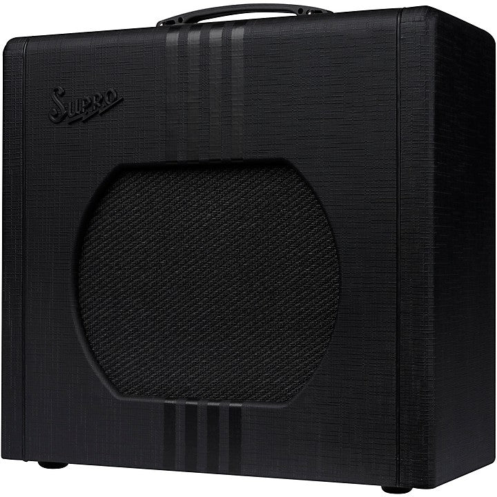 Supro Delta King 12 Guitar Amplifier - Black/Black - Image 5