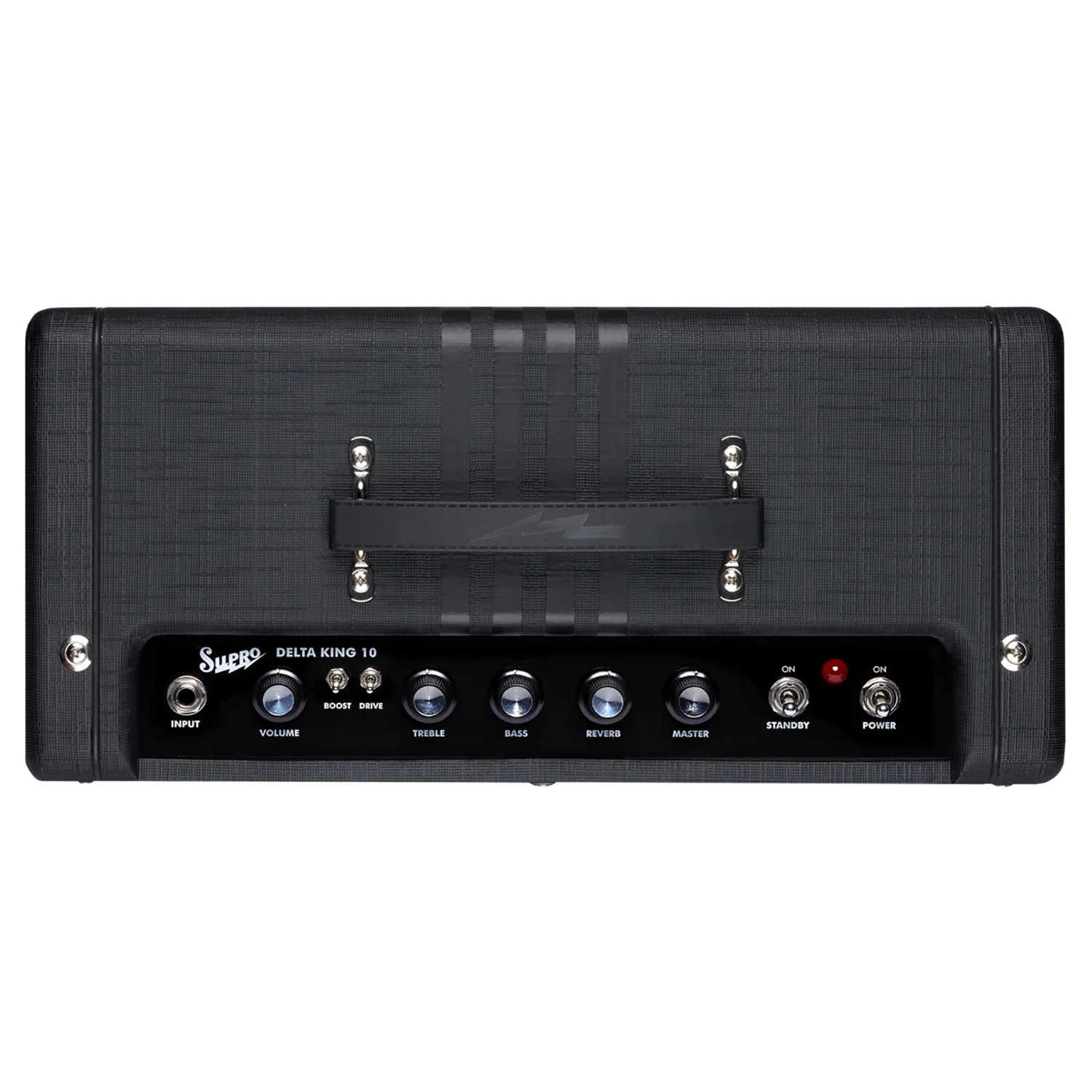 Supro Delta King 10 Guitar Amplifier - Black/Black - Image 3