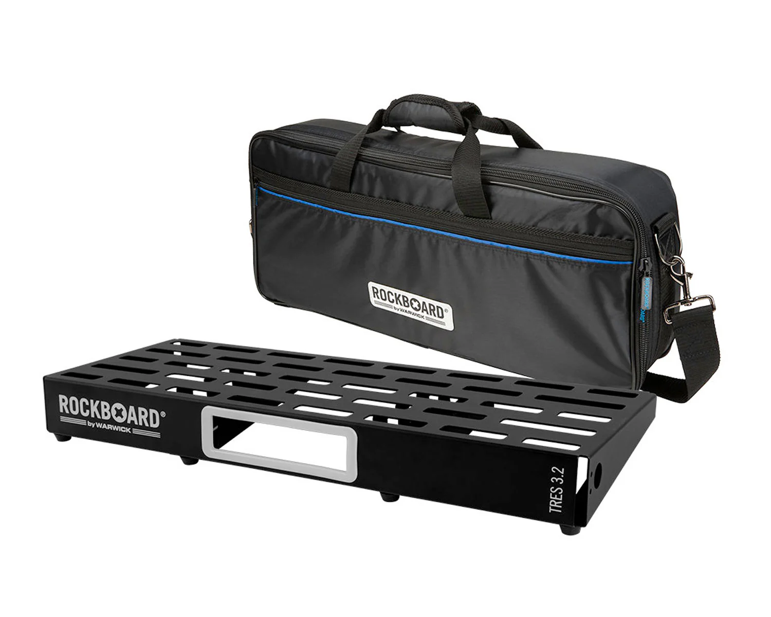 Warwick RockBoard TRES 3.2 Pedalboard with Gig Bag