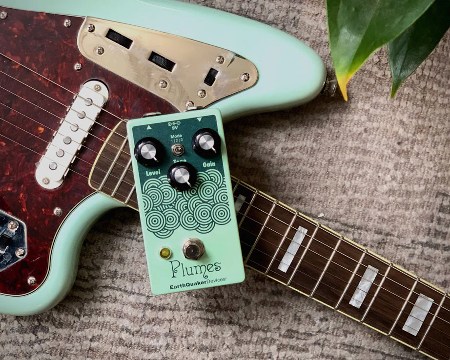 EarthQuaker Devices Plumes Small Signal Shredder - Found Sound Exclusive - 'Green on Green' - Image 4