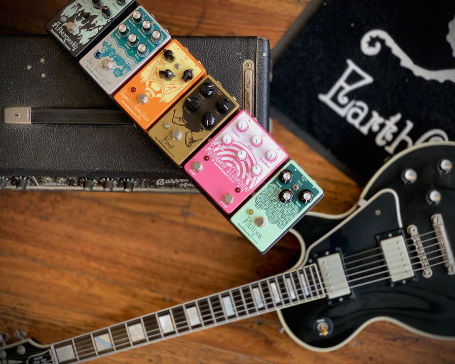 EarthQuaker Devices Plumes Small Signal Shredder - Found Sound Exclusive - 'Green on Green' - Image 5