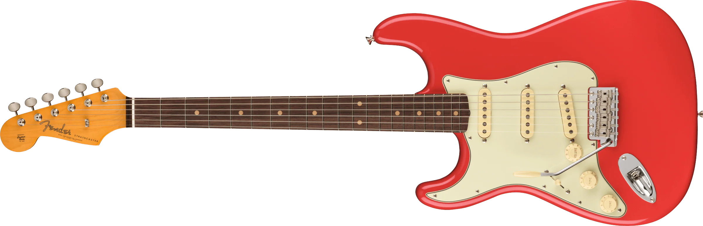 Fender American Vintage II 1961 Stratocaster - Left-Hand - Fiesta Red - Image 2