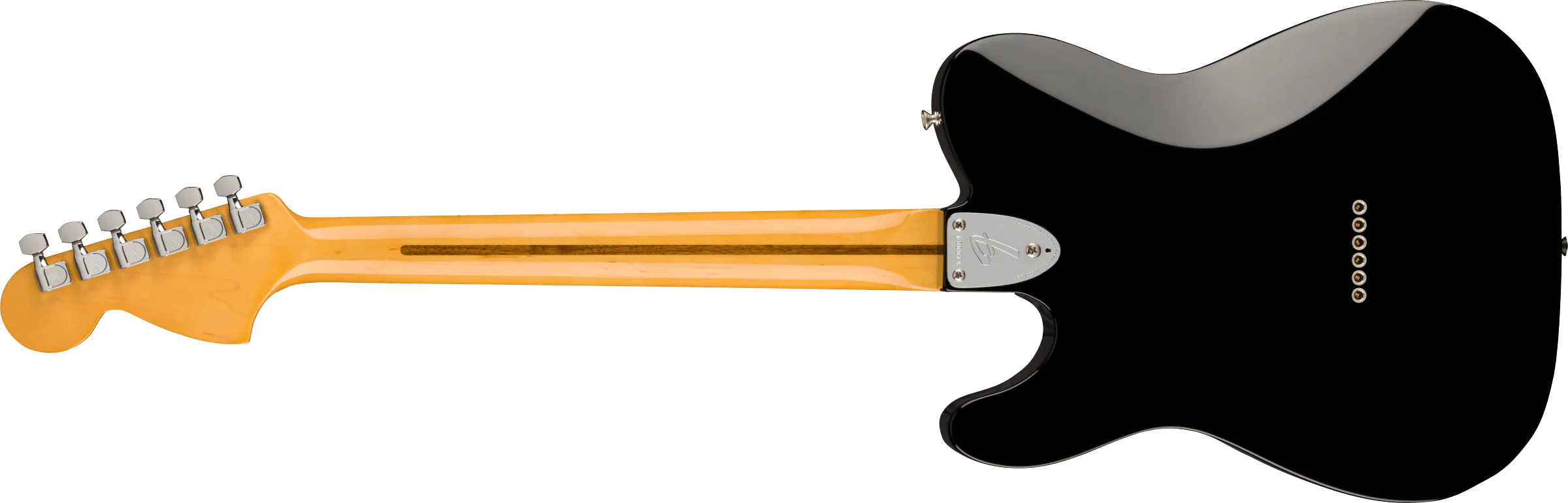 Fender American Vintage II 1975 Telecaster Deluxe - Maple Fingerboard - Black - Image 3