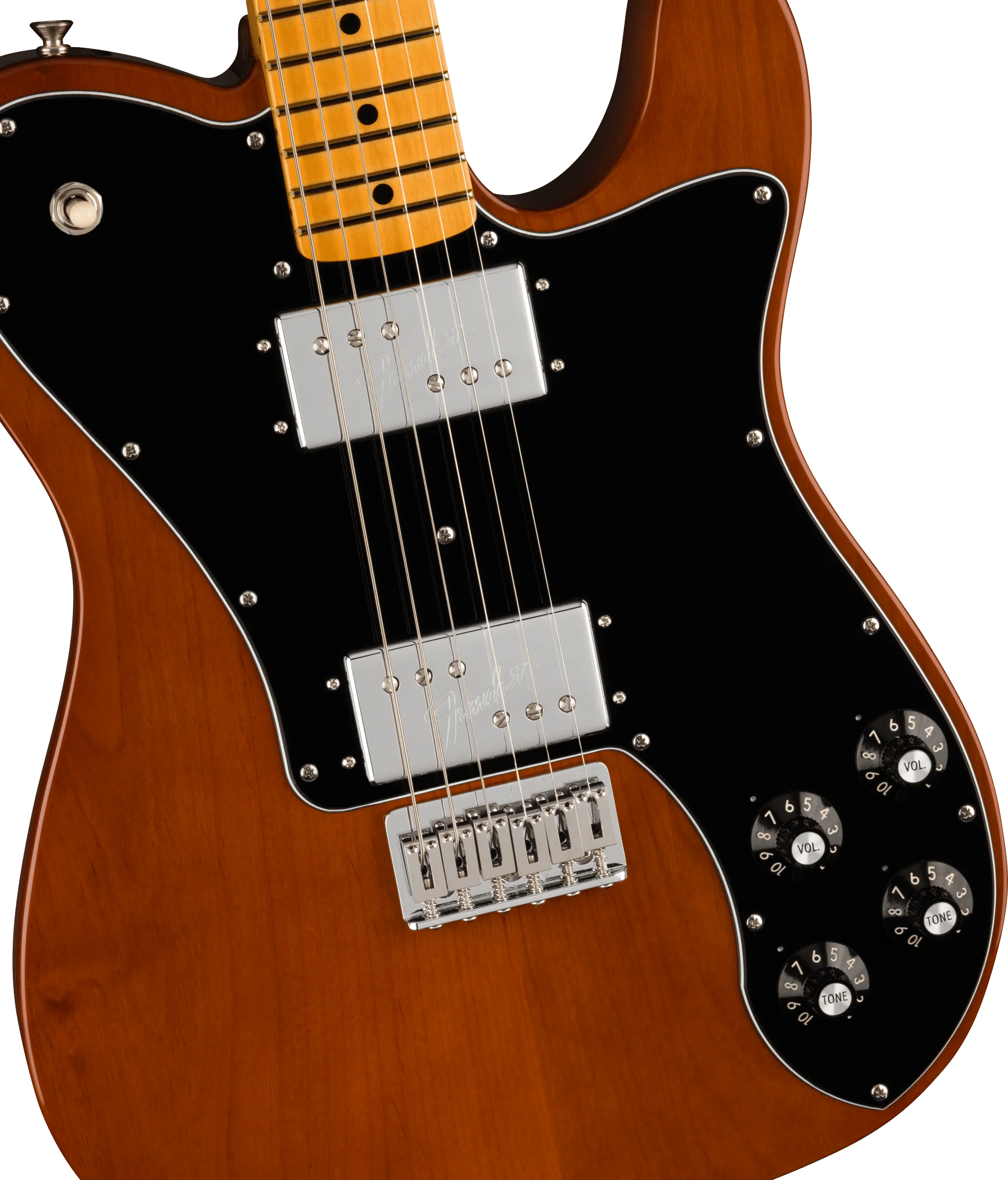 Fender American Vintage II 1975 Telecaster Deluxe - Maple Fingerboard, Mocha - Image 2