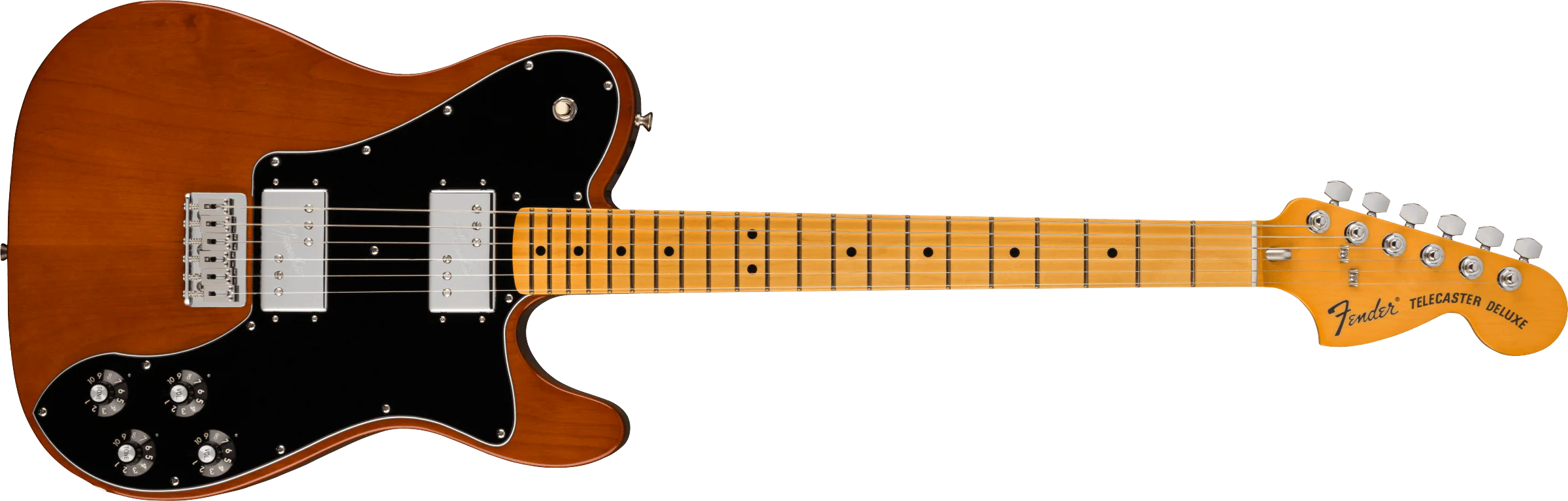 Fender American Vintage II 1975 Telecaster Deluxe - Maple Fingerboard, Mocha - Image 5