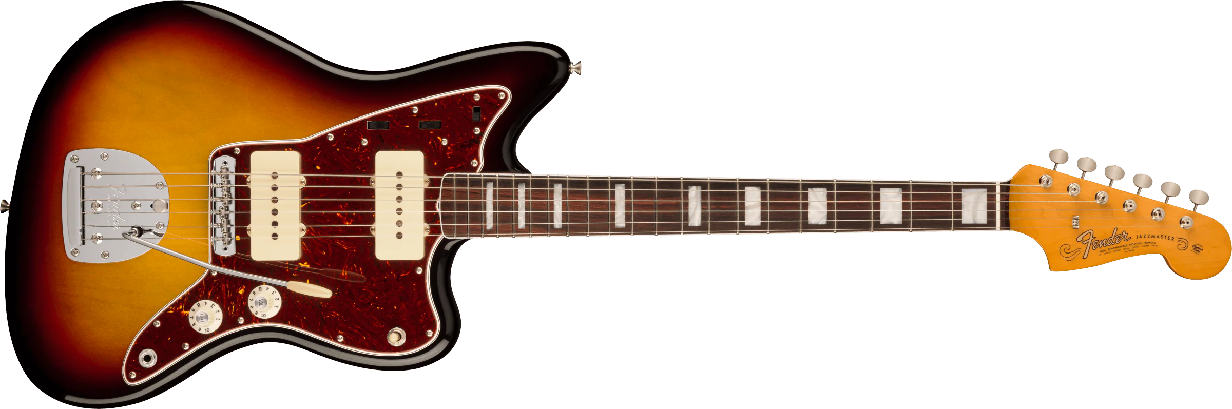 B Stock American Vintage II 1966 Jazzmaster - 3-Colour Sunburst - Image 2
