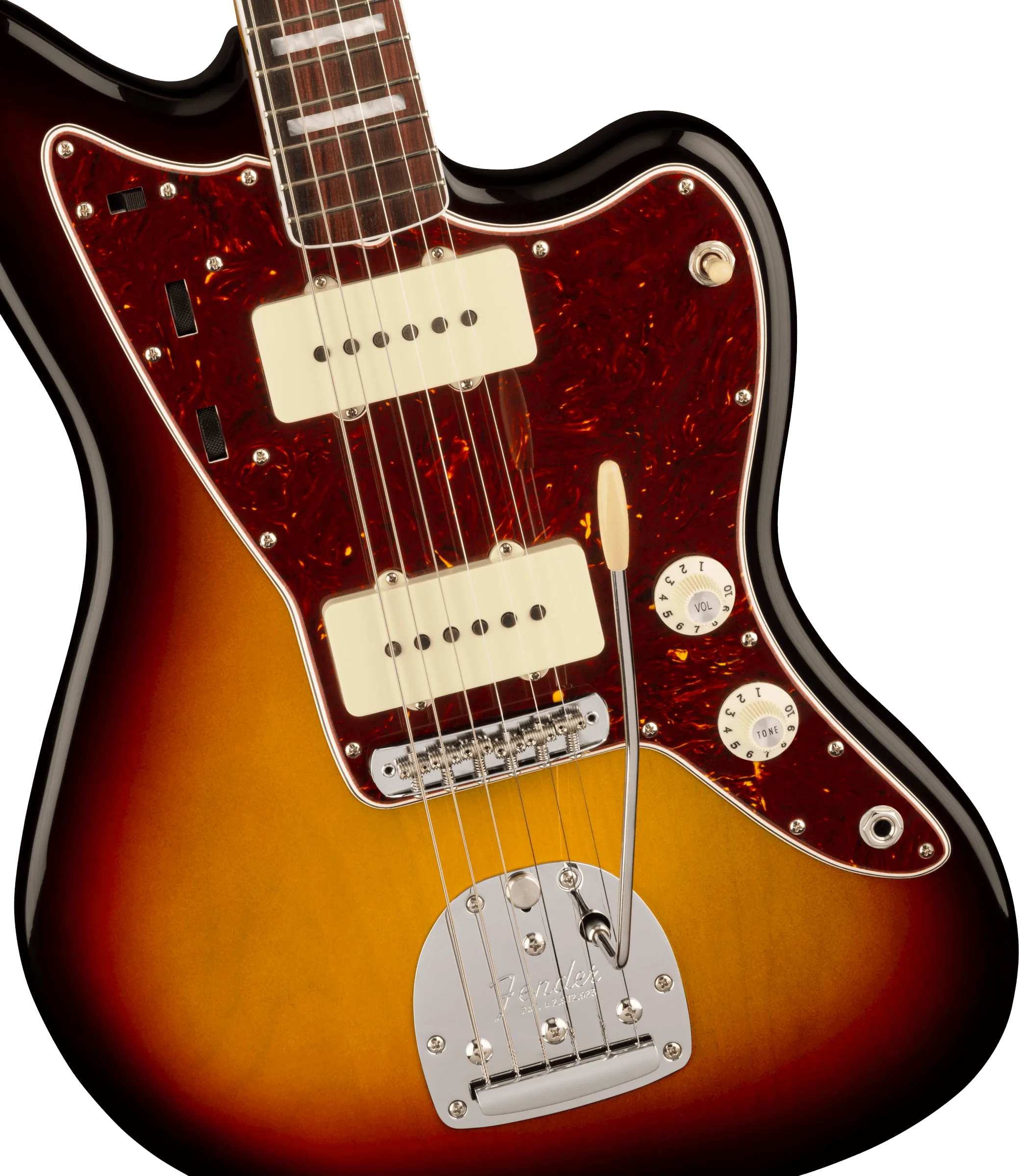 B Stock American Vintage II 1966 Jazzmaster - 3-Colour Sunburst - Image 6
