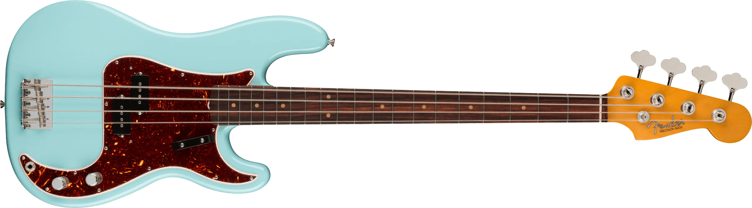 Fender American Vintage II 1960 Precision Bass - Rosewood Fingerboard - Daphne Blue - Image 2