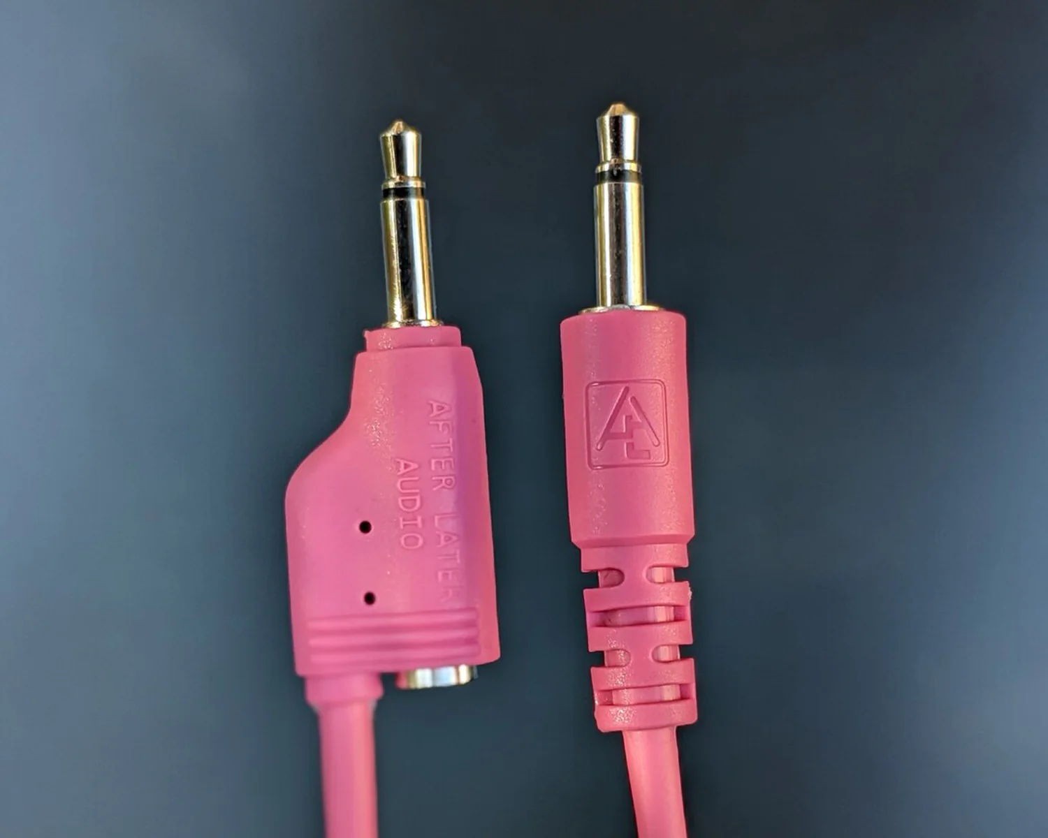 After Later Audio 15cm Single-end Stackable Patch Cable 5 Pack - Pink