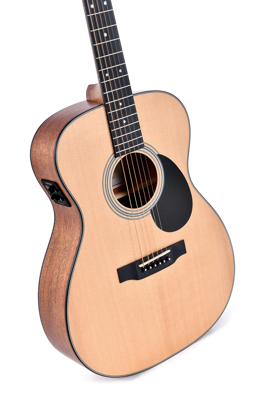 Sigma SOMM-STE OM Acoustic All Solid W/EQ with Sigma Soft Case - Image 2