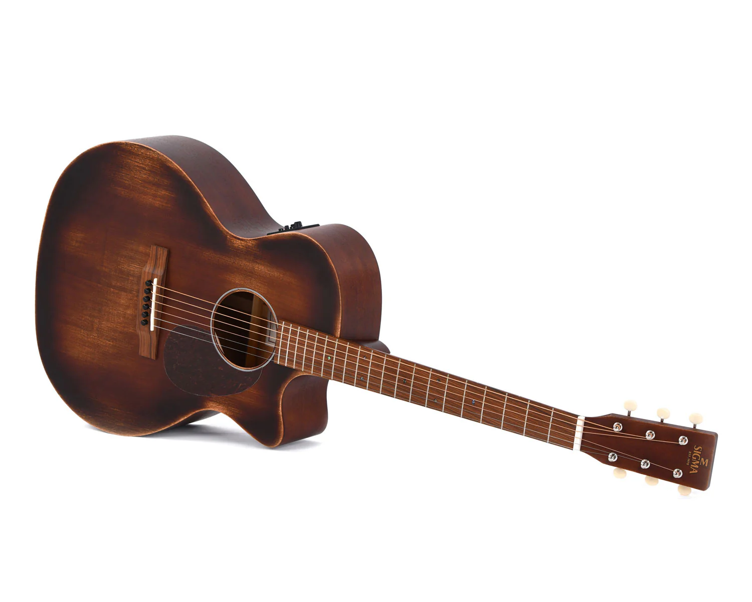 Sigma GMC-15E-AGED Grand OM Acoustic