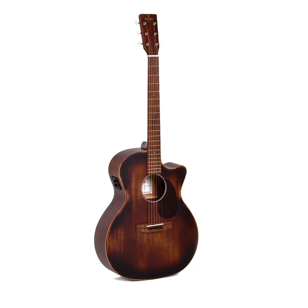 Sigma GMC-15E-AGED Grand OM Acoustic - Image 2