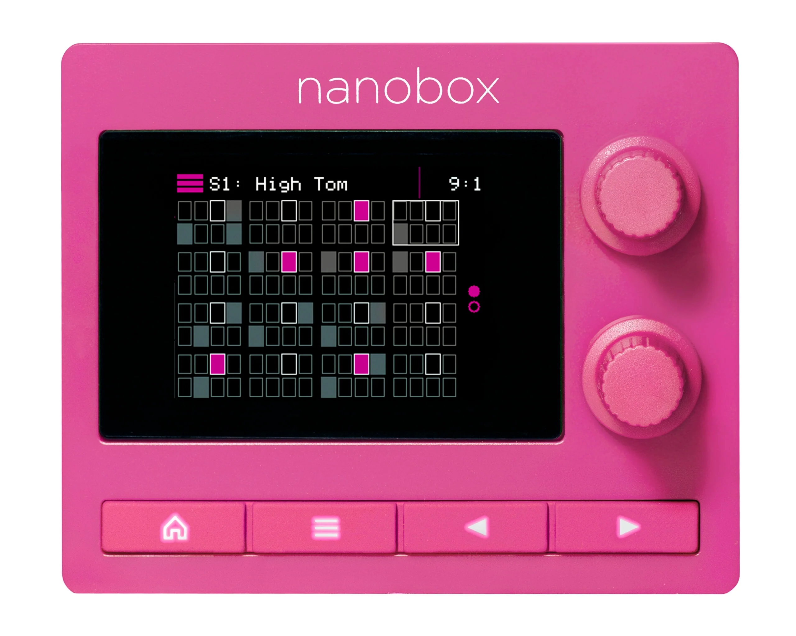 1010music nanobox Razzmatazz Mini Drum Sequencer with FM Synthesis and Sampling