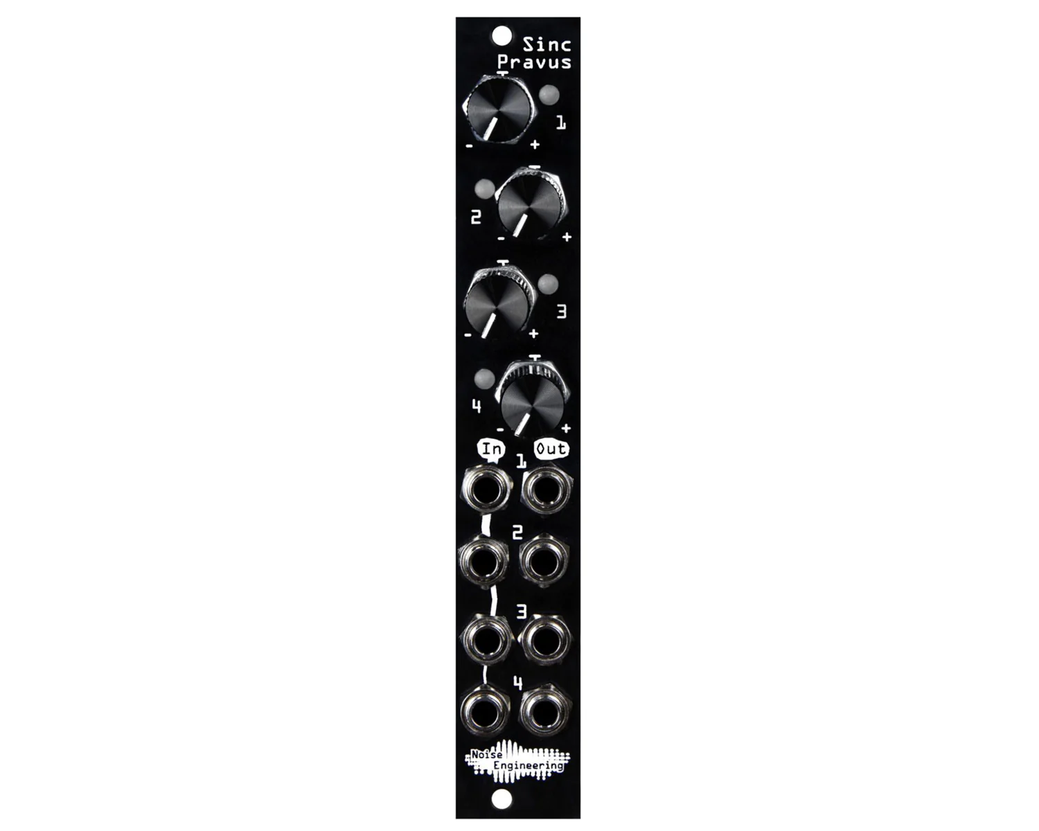 Noise Engineering Sinc Pravus Quad Offset Eurorack Module - Black