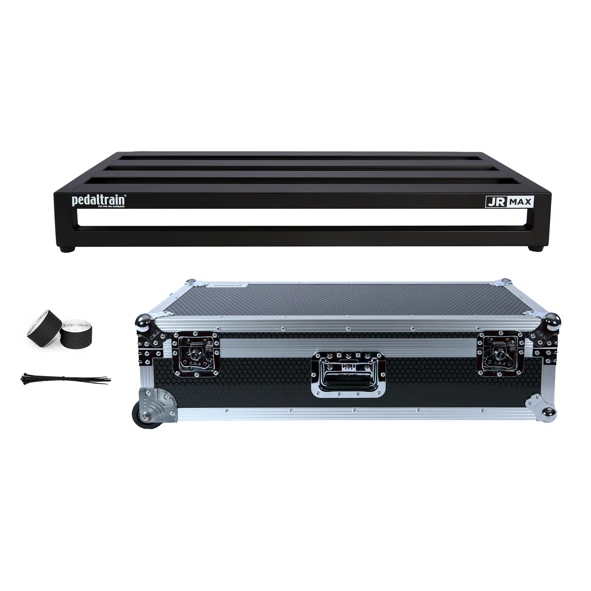 Pedaltrain JR MAX with Wheeled Tour Case - Black Honeycomb - Image 3