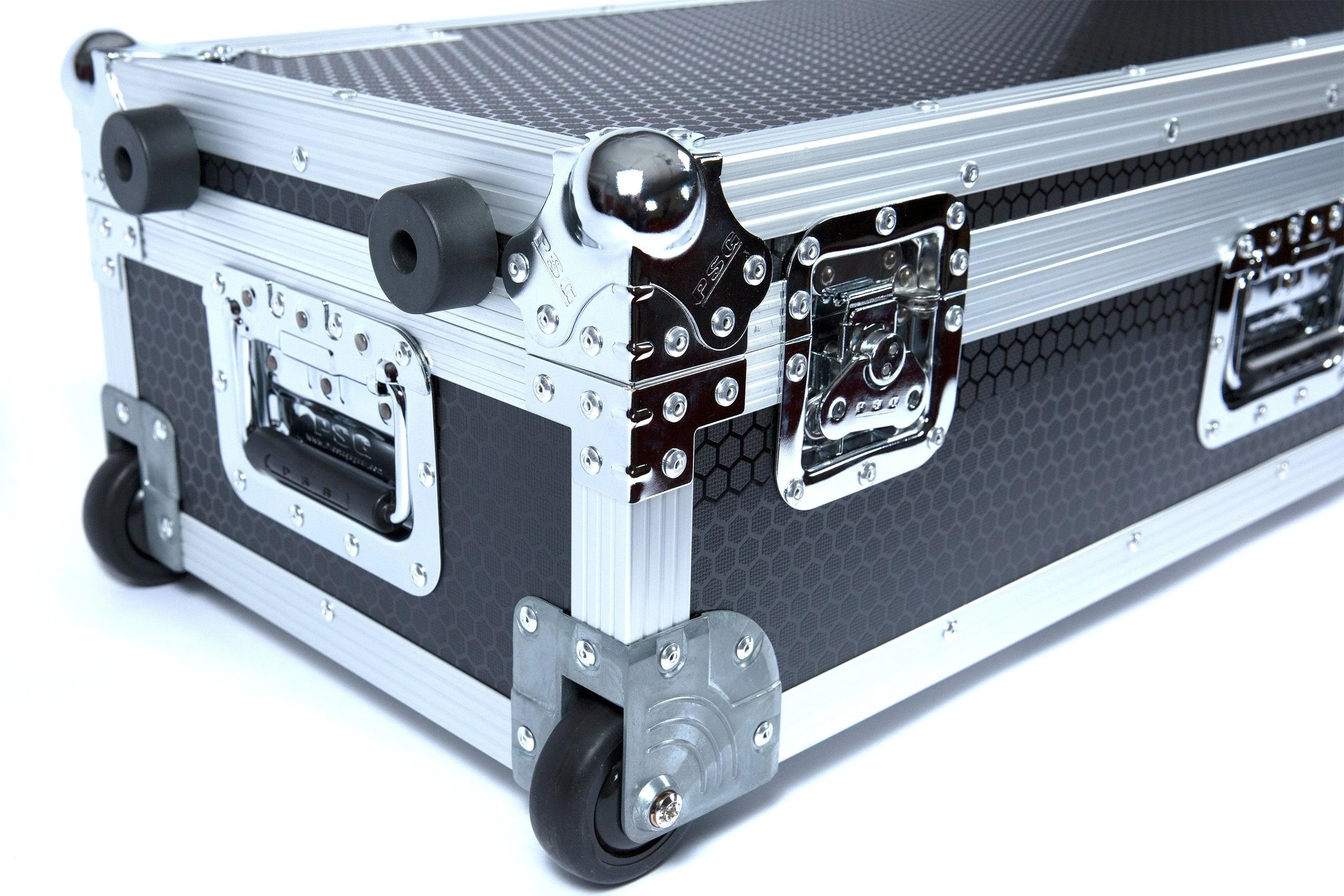 Pedaltrain JR MAX with Wheeled Tour Case - Black Honeycomb - Image 6