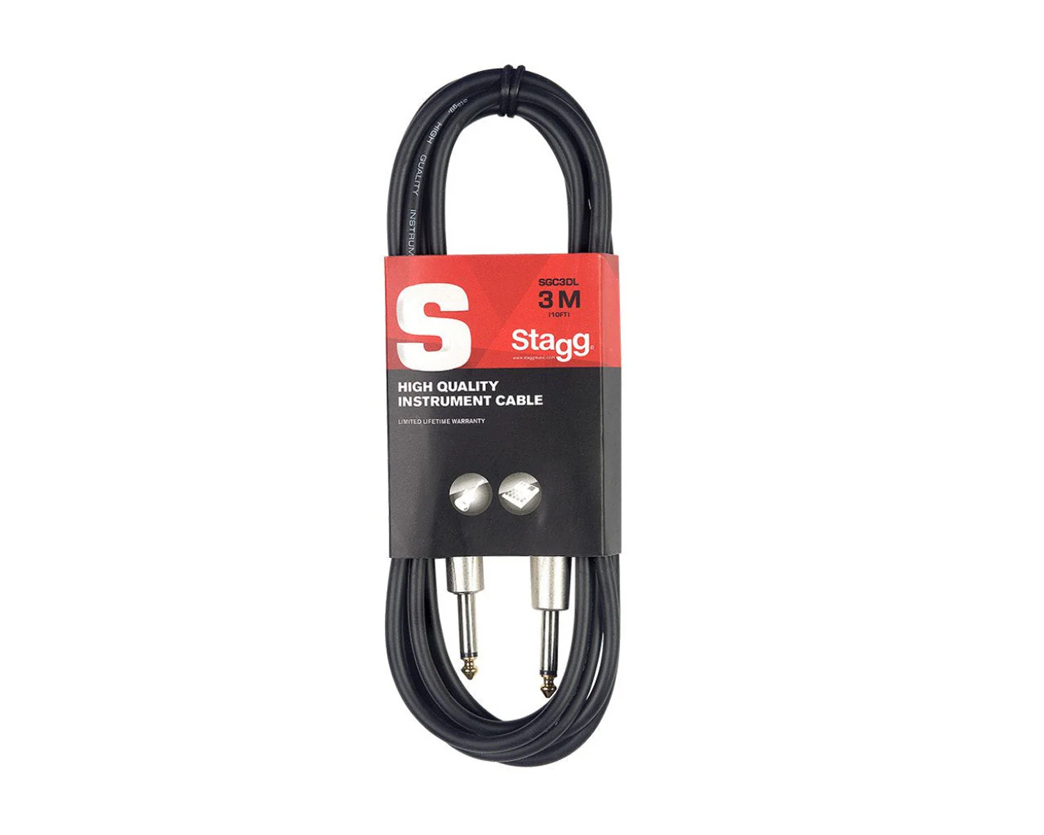 Stagg 10' Instrument Cable