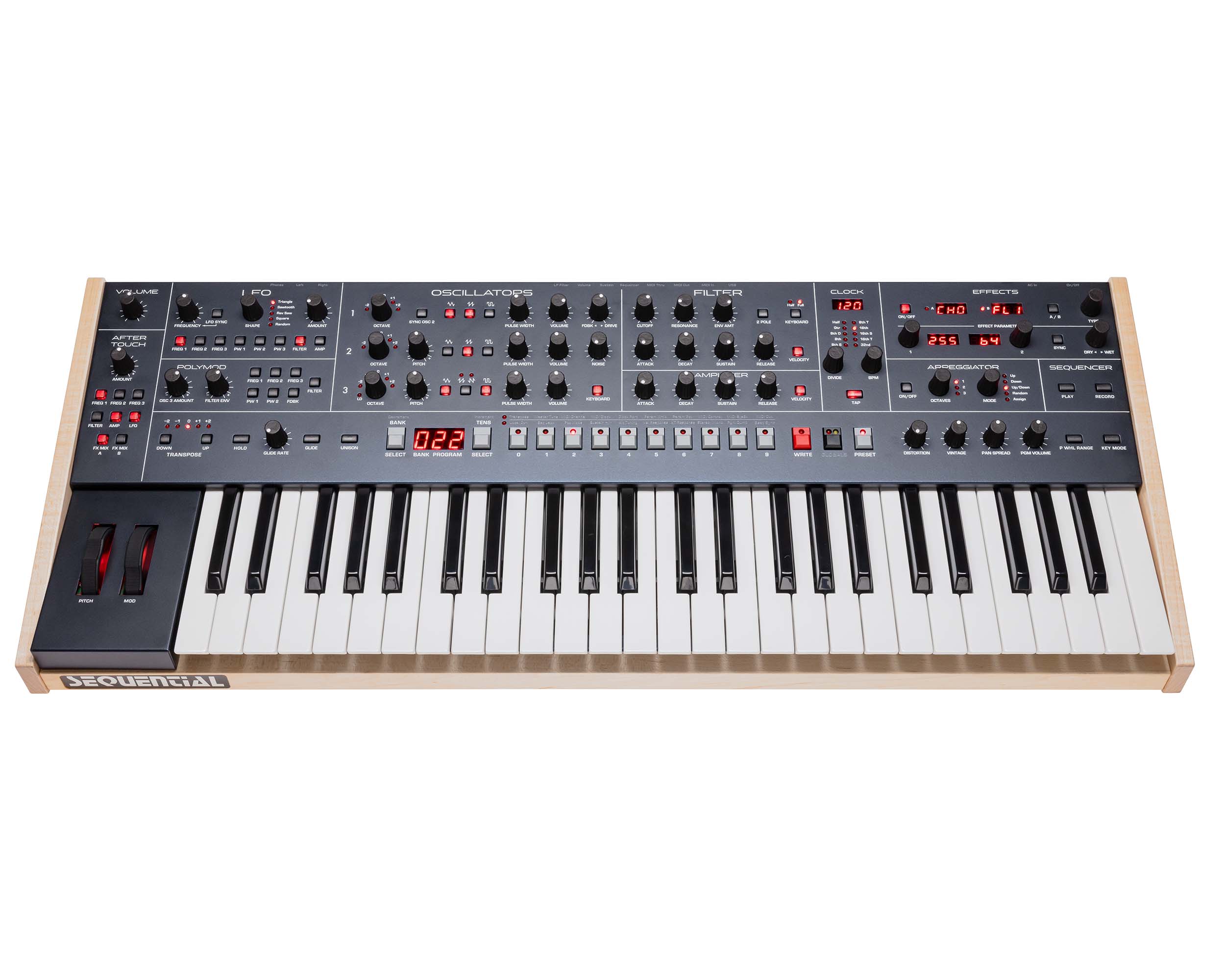 Sequential Trigon-6 6-Voice Polyphonic Analog Synthesizer Keyboard - Image 6