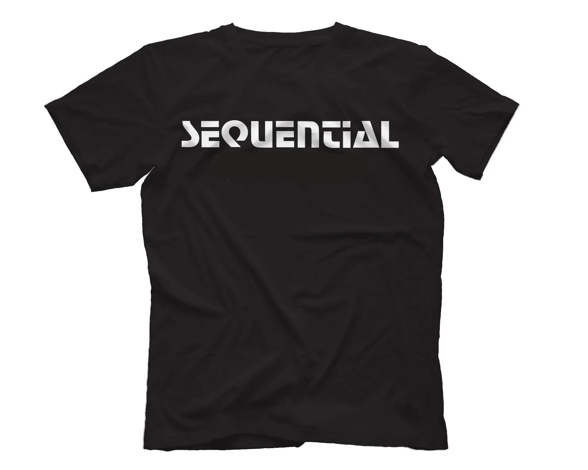 Sequential Black Tee - M