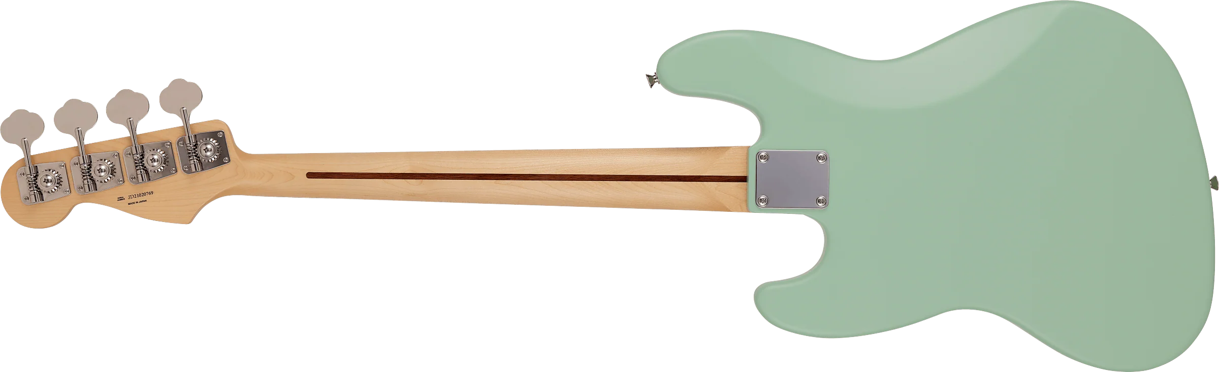 Fender Made in Japan Junior Collection Jazz Bass - Satin Surf Green - Image 3